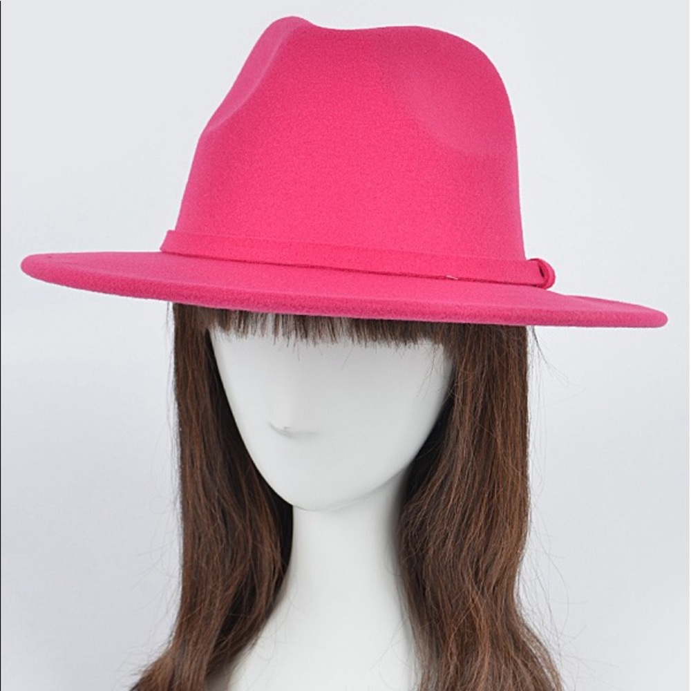 Pink Fedora Hat 🎩